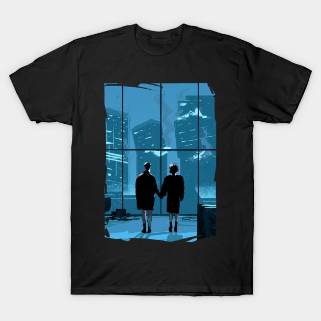 Fight Club Last Scene T-Shirt by nabakumov